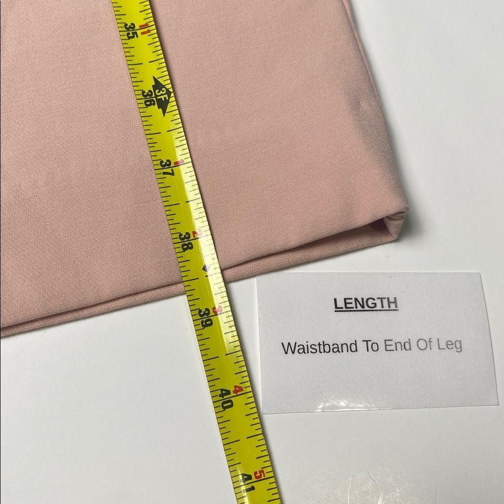 White House Black Market The Slim Ankle Light Pink Pants Women's Size 10L - Picture 7 of 16